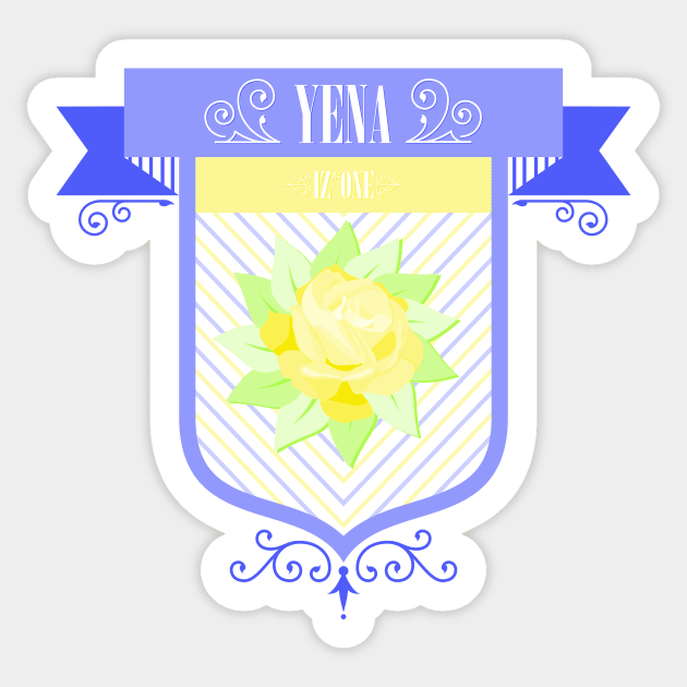 IZ*ONE Yena Crest Sticker by Silvercrystal